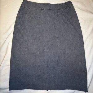 Calvin Klein Charcoal Grey Pencil Skirt Womens Size 2